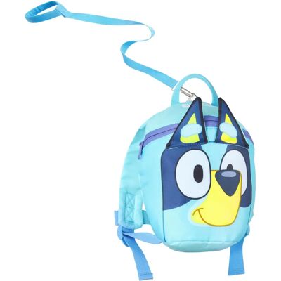 Mochila infantil Bluey com rédeas - Segurança & Unissex Mochila infantil Bluey com rédeas - Segurança & Unissex