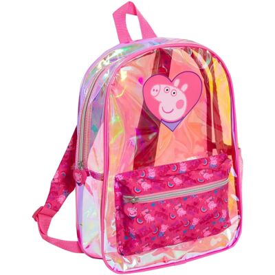 Peppa Pig - Transparent Backpack - Clear - Nursery - Backpack Peppa Pig - Transparent Backpack - Clear - Nursery - Backpack