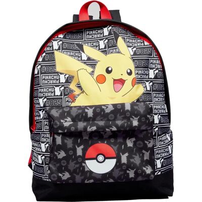Mochila Pikachu da Nintendo - Bolsa escolar Pokémon compacta Mochila Pikachu da Nintendo - Bolsa escolar Pokémon compacta