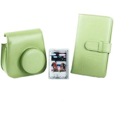 Kit de Câmera Fujifilm Instax Mini 9 Verde Limão Kit de Câmera Fujifilm Instax Mini 9 Verde Limão