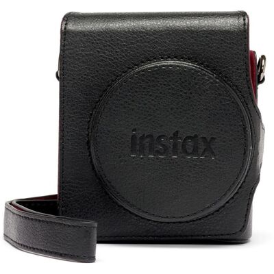 Fujifilm Mini 90 Kamerahülle Leder Schwarz - Kameraetui Fujifilm Mini 90 Kamerahülle Leder Schwarz - Kameraetui