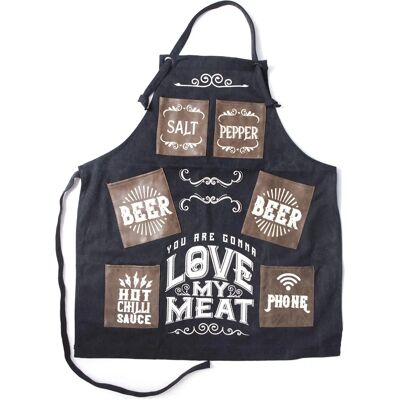 kurtka do grillowania troppotogo - Będziesz kochać moje mięso - Unisex kurtka do grillowania troppotogo - Będziesz kochać moje mięso - Unisex