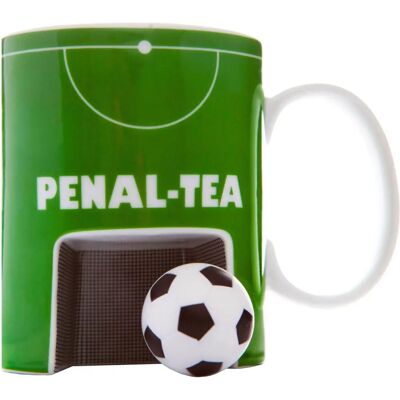 Boxer Gifts Penal Tea Penalty Green Football Mug - Mug with Net & Mini Ball Boxer Gifts Penal Tea Penalty Green Football Mug - Mug with Net & Mini Ball
