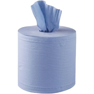 Serviettes en papier bleues Jantex 2 plis - Lot de 6 - Publicité Serviettes en papier bleues Jantex 2 plis - Lot de 6 - Publicité