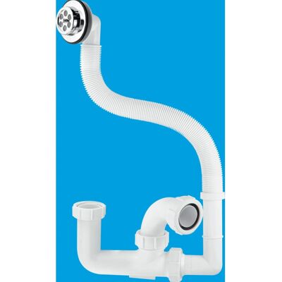 McAlpine FJ10 75mm Seal Bath Trap - Flexible Overflow McAlpine FJ10 75mm Seal Bath Trap - Flexible Overflow