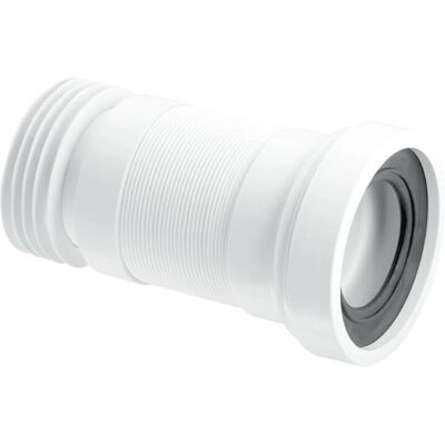 McAlpine White Flexible WC Connector - 310mm - Toilet Connector McAlpine White Flexible WC Connector - 310mm - Toilet Connector