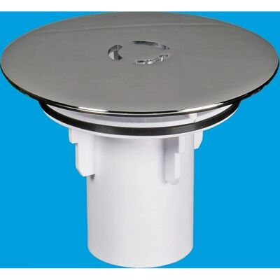 Mcalpine ST90CPTOP+TUBE Shower Trap Cover Mcalpine ST90CPTOP+TUBE Shower Trap Cover