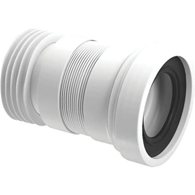 McAlpine Model WC-F18R Flexible Toilet Connector - White McAlpine Model WC-F18R Flexible Toilet Connector - White