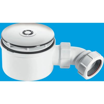 McAlpine ST90CP10-70 90mm Shallow Shower Trap - 70mm High McAlpine ST90CP10-70 90mm Shallow Shower Trap - 70mm High