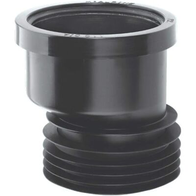 McAlpine DC1BL-OS Black 4"/110mm Offset Drain Connector McAlpine DC1BL-OS Black 4"/110mm Offset Drain Connector