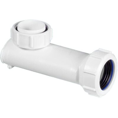 McAlpine Model WHB-1 White Self-Closing Basin Waste Trap McAlpine Model WHB-1 White Self-Closing Basin Waste Trap