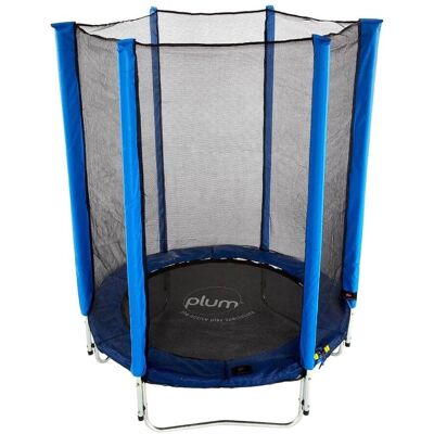 Plum 4,5ft Junior Trampolíni - Sininen - Turvaverkko - Lapset Plum 4,5ft Junior Trampolíni - Sininen - Turvaverkko - Lapset
