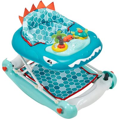 My Child Dino Walk n Rock Baby Walker - Aqua My Child Dino Walk n Rock Baby Walker - Aqua