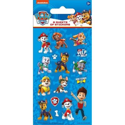 Pacote de Adesivos Azuis Paw Patrol para Festa - Pacote de Adesivos Pacote de Adesivos Azuis Paw Patrol para Festa - Pacote de Adesivos