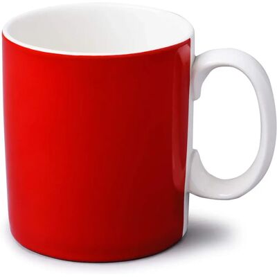 WM Bartleet & Sons Porcelain Original 1 Pint Big Mug - Red WM Bartleet & Sons Porcelain Original 1 Pint Big Mug - Red