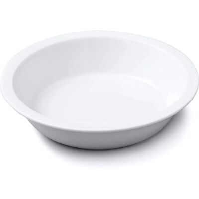 WM Bartleet & Sons - Porcelain Round Pie Dish - 27cm - White - Pie Dish WM Bartleet & Sons - Porcelain Round Pie Dish - 27cm - White - Pie Dish