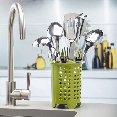 Zeal Melamine Cutlery Drainer Lime - Cutlery Drainer Zeal Melamine Cutlery Drainer Lime - Cutlery Drainer