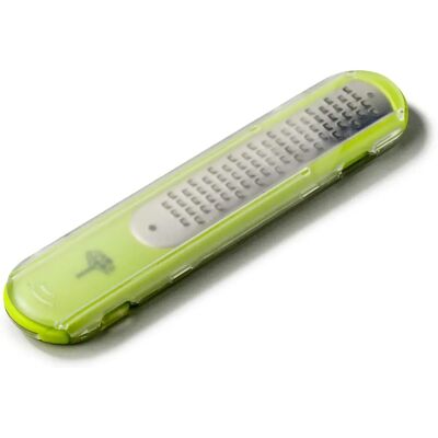 Zeal - Fine Cheese Grater - lime - Slide Out Handle Zeal - Fine Cheese Grater - lime - Slide Out Handle