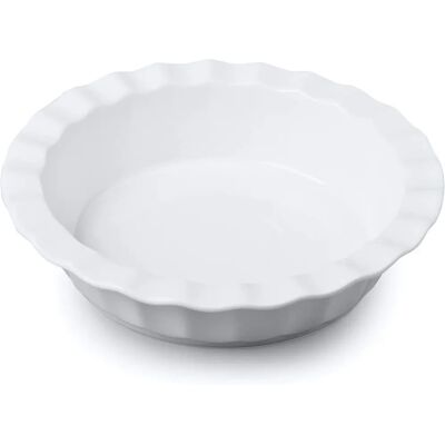 WM Bartleet & Sons Porcelain Pie Dish - 17cm - White - Deep - Pie Dish WM Bartleet & Sons Porcelain Pie Dish - 17cm - White - Deep - Pie Dish
