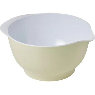 Zeal Large Cream Non Slip Mixing Bowl - 23cm, 4L Zeal Large Cream Non Slip Mixing Bowl - 23cm, 4L