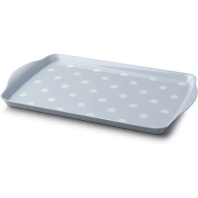 Zeal Melamine Dotty Plateau Moyen bleu œuf de canard - Plateau - Publicité Zeal Melamine Dotty Plateau Moyen bleu œuf de canard - Plateau - Publicité