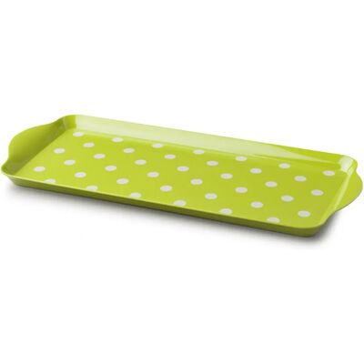Zeal Melamine Dotty Sandwich Tray Lime - Tray Zeal Melamine Dotty Sandwich Tray Lime - Tray