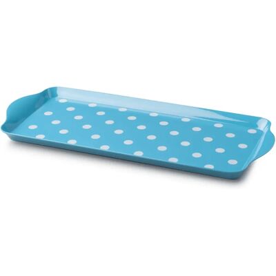 Zeal Melamine Dotty Sandwich Tray Aqua - Tray Zeal Melamine Dotty Sandwich Tray Aqua - Tray