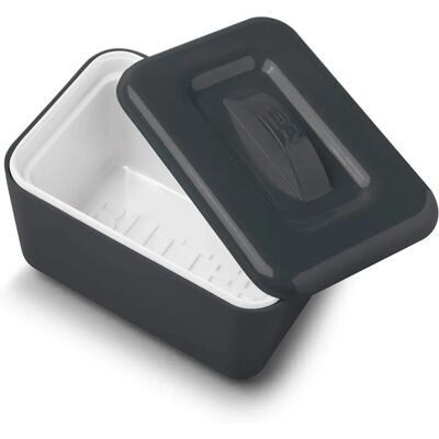 Zeal - Melamine Insulated Butter Dish - Dark grey - Butter Dish Zeal - Melamine Insulated Butter Dish - Dark grey - Butter Dish