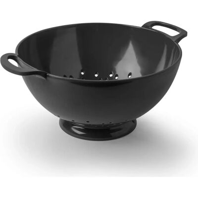 Zeal Melamine Colander Large 24cm Dark Grey - Kitchen Tool Zeal Melamine Colander Large 24cm Dark Grey - Kitchen Tool