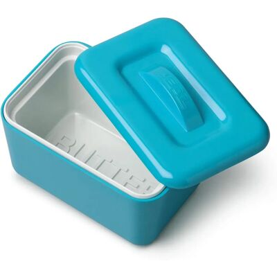 Zeal - Melamine Butter Dish - Aqua - Lid - Butter Dish Zeal - Melamine Butter Dish - Aqua - Lid - Butter Dish