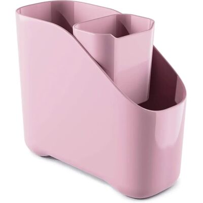 Zeal Rose Pink Large Melamine Sink Tidy with Inner Bucket Zeal Rose Pink Large Melamine Sink Tidy with Inner Bucket