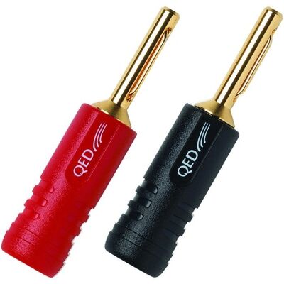 QED QE1810 AIRLOC - Prise banane Noir/Rouge - Lot de 20 - Publicité QED QE1810 AIRLOC - Prise banane Noir/Rouge - Lot de 20 - Publicité