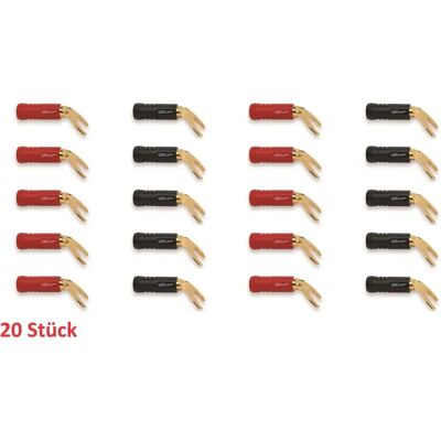 QED QE1830 AIRLOC - Fiche en U Noir/Rouge - Connecteurs électriques - Publicité QED QE1830 AIRLOC - Fiche en U Noir/Rouge - Connecteurs électriques - Publicité