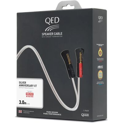 QED Silver A XT Speaker Cable - 3M QED Silver A XT Speaker Cable - 3M