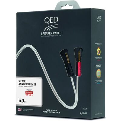 QED Silver Anniversary XT - Câble Haut de Gamme 5m - Publicité QED Silver Anniversary XT - Câble Haut de Gamme 5m - Publicité