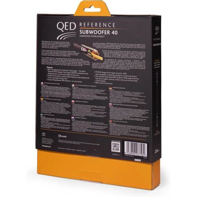 QED Reference Subwoofer 40 Lead - 6M - Subwoofer Cable QED Reference Subwoofer 40 Lead - 6M - Subwoofer Cable