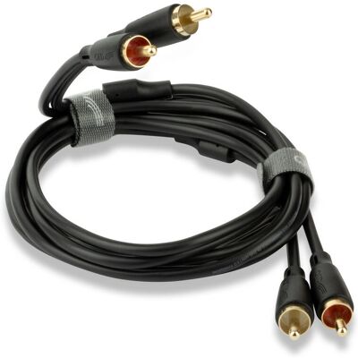 Kabel stereo phono do phono QED Connect - 0.75M Kabel stereo phono do phono QED Connect - 0.75M