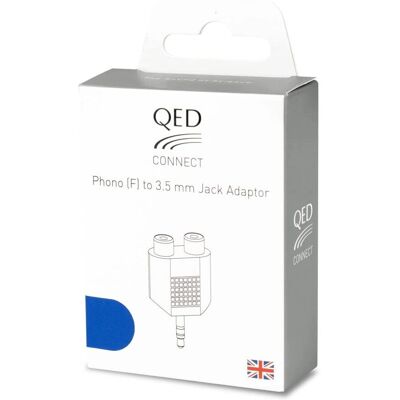 QED Connect Audio-Adapter - RCA auf 3,5-mm-Klinke QED Connect Audio-Adapter - RCA auf 3,5-mm-Klinke
