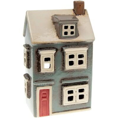 Support pour bougie chauffe-plat de maison de campagne gris - Joe Davies Support pour bougie chauffe-plat de maison de campagne gris - Joe Davies