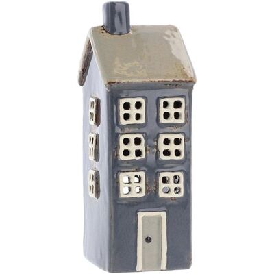 Shudehill Giftware Mini Tall House Blue - Tealight Holder Shudehill Giftware Mini Tall House Blue - Tealight Holder