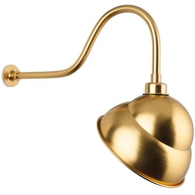 Firstlight Sign - 1 Light Outdoor Brass Sign Light - Reflector 9' E27 IP43 Firstlight Sign - 1 Light Outdoor Brass Sign Light - Reflector 9' E27 IP43