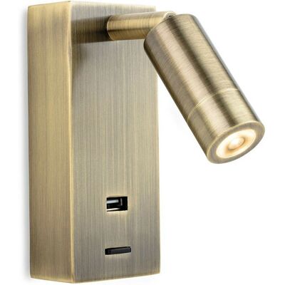 Firstlight Clifton LED Wall Reading Light - Unisex Firstlight Clifton LED Wall Reading Light - Unisex