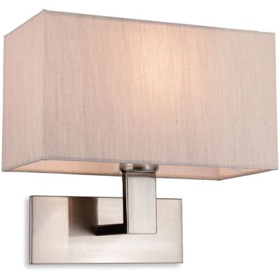 Netlighting Raffles Wall Lamp - Grey - Rectangle Oyster Shade - Unisex - Wall Lamp Netlighting Raffles Wall Lamp - Grey - Rectangle Oyster Shade - Unisex - Wall Lamp