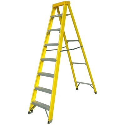Zarges Model 300518 Fibreglass Step Ladder - Fibreglass Step Ladder Zarges Model 300518 Fibreglass Step Ladder - Fibreglass Step Ladder