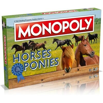 Winning Moves Monopoly Konie i Poni - Rodzinna gra dla 8+ lat Winning Moves Monopoly Konie i Poni - Rodzinna gra dla 8+ lat