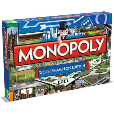 Winning Moves Wolverhampton Monopoly - Family Board Game Winning Moves Wolverhampton Monopoly - Family Board Game