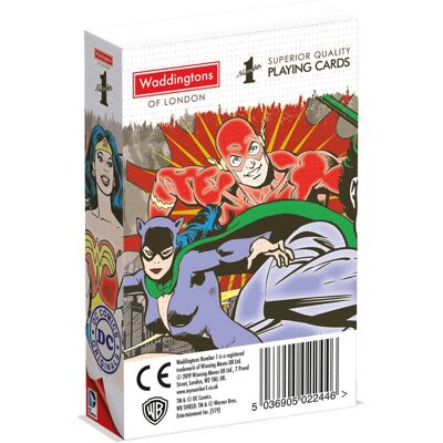 Waddingtons Number 1 Retro DC Comics Playing Cards - Playing Cards Waddingtons Number 1 Retro DC Comics Playing Cards - Playing Cards