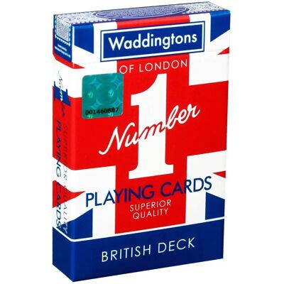 Waddingtons No1 Union Jack Playing Cards - Card Game Waddingtons No1 Union Jack Playing Cards - Card Game
