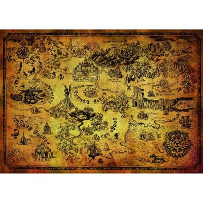 Winning Moves Champ de Hyrule 500 Puzzle - Puzzle - Publicité Winning Moves Champ de Hyrule 500 Puzzle - Puzzle - Publicité