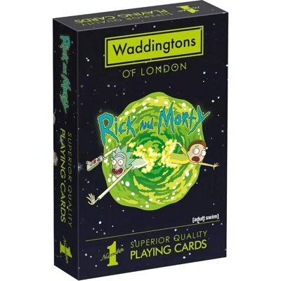 Winning Moves: Waddingtons No.1 - Rick och Morty Kort Winning Moves: Waddingtons No.1 - Rick och Morty Kort